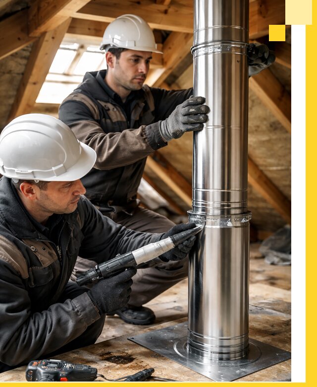 Монтаж дымоходов для каминов в Рассказове с гарантией качества