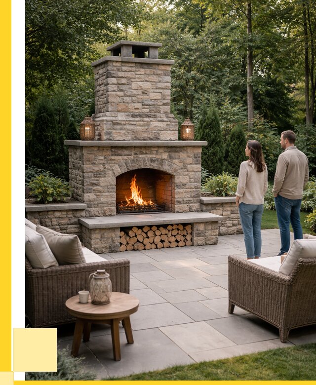 Уличные камины из кирпича в Рассказове от 153225 р. | ЭриданРсз