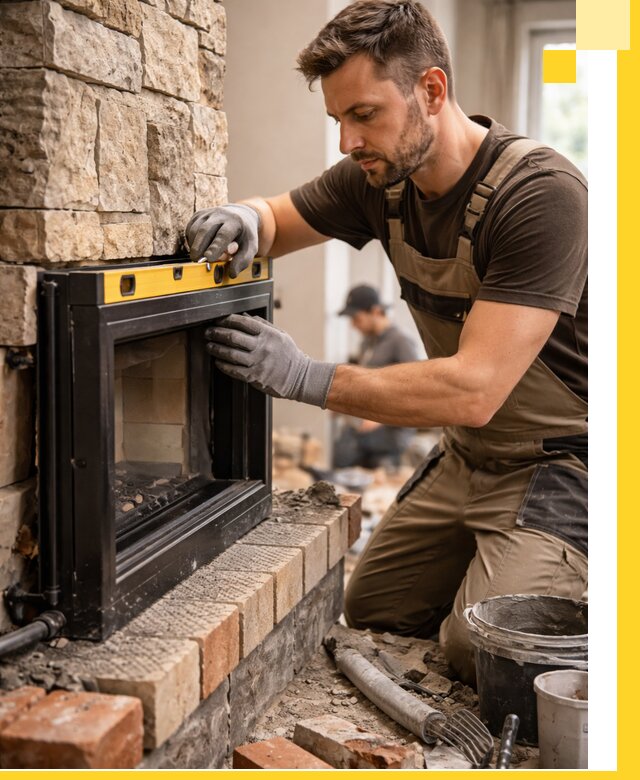 Дровяные камины под ключ в Рассказове: монтаж, обустройство