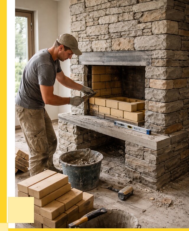 Кладка каминов и камина в Рассказове от 25538 р. ЭриданРсз