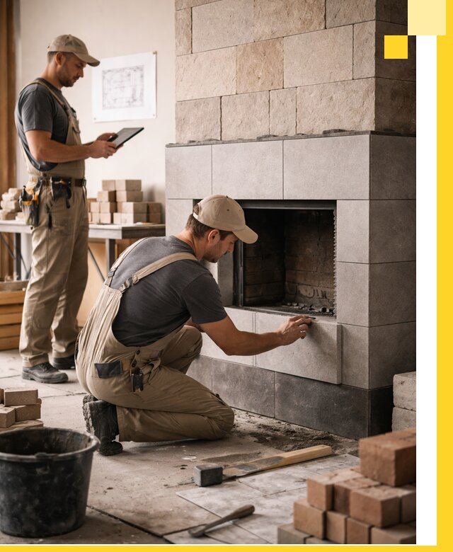 Индивидуальные проекты каминов и каминных систем в Рассказове