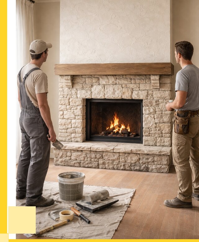 Отделка каминов в Рассказове от 6640 р. под ключ | ЭриданРсз