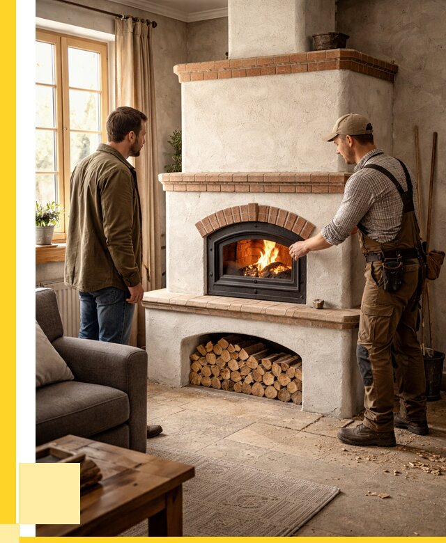 Печи камины в Рассказове: кирпичные, изразцовые от 61290 р. | ЭриданРсз