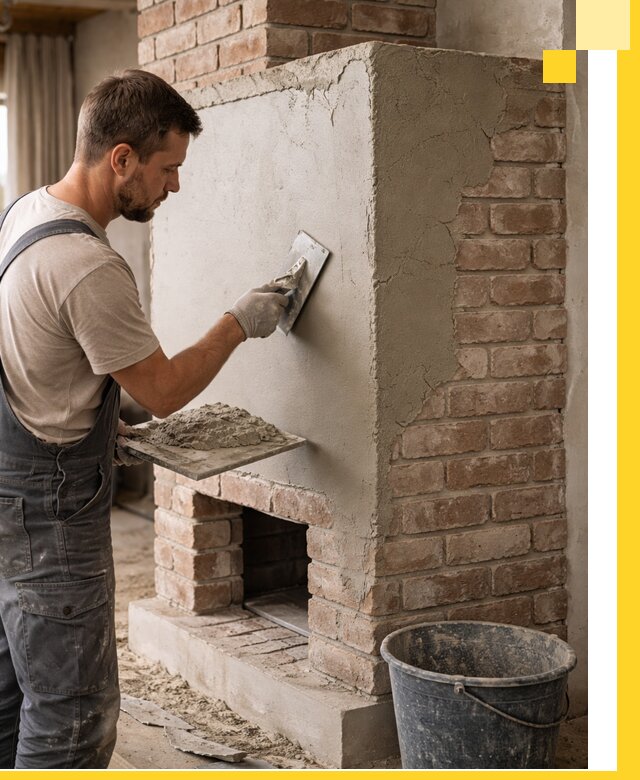 Отделка печей и облицовка каминов в Рассказове под ключ