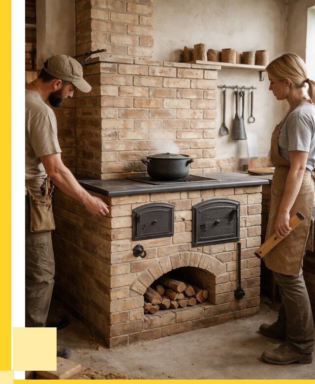 Варочно отопительные печи в Рассказове от 91935 р. | ЭриданРсз