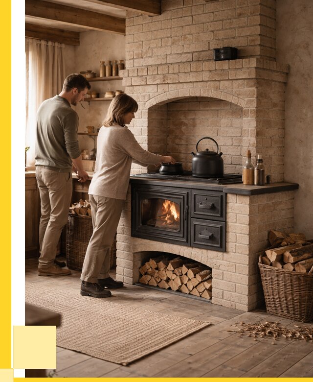 Печи с плитой в Рассказове от 45968 р. | ЭриданРсз — кирпичная печь