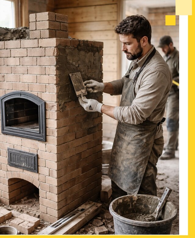 Изготовление и установка печей-шведок под ключ в Рассказове