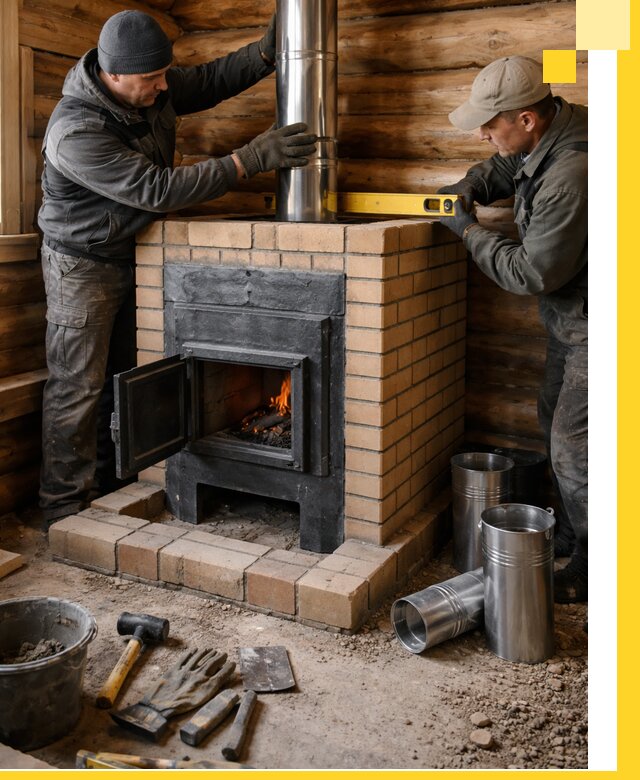 Проектирование, изготовление и установка банных печей в Рассказове