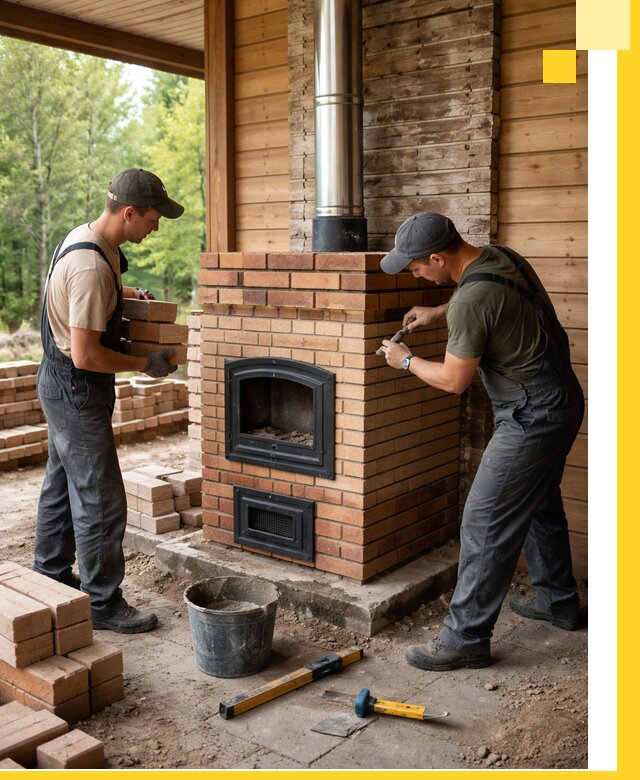 Производство и установка дачных печей под ключ в Рассказове