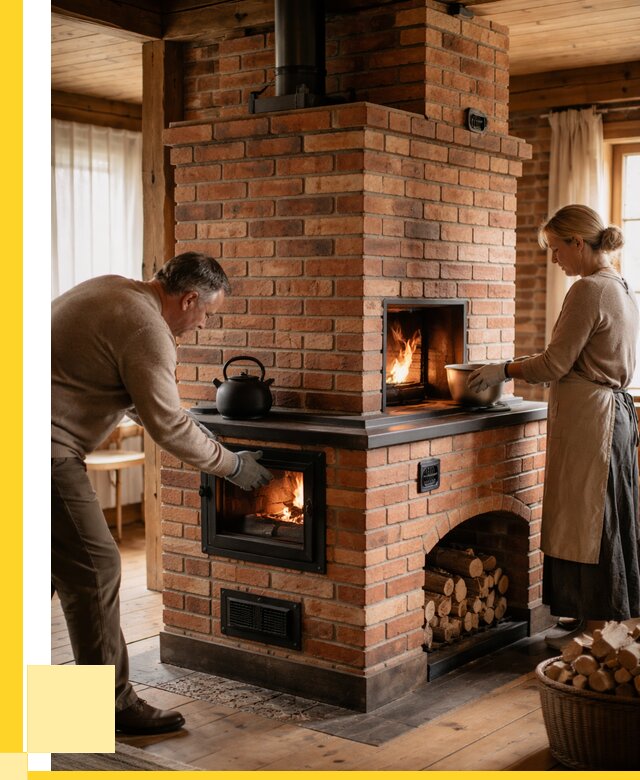 Печи для загородного дома под ключ в Рассказове от 81720 р. | ЭриданРсз