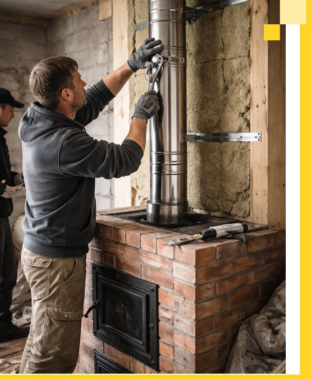 Изготовление и монтаж печей и дымоходов под ключ в Рассказове