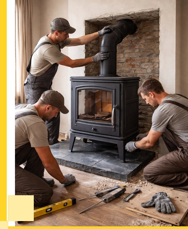 Монтаж печи камина в частном доме в Рассказове от 25538 р. | ЭриданРсз