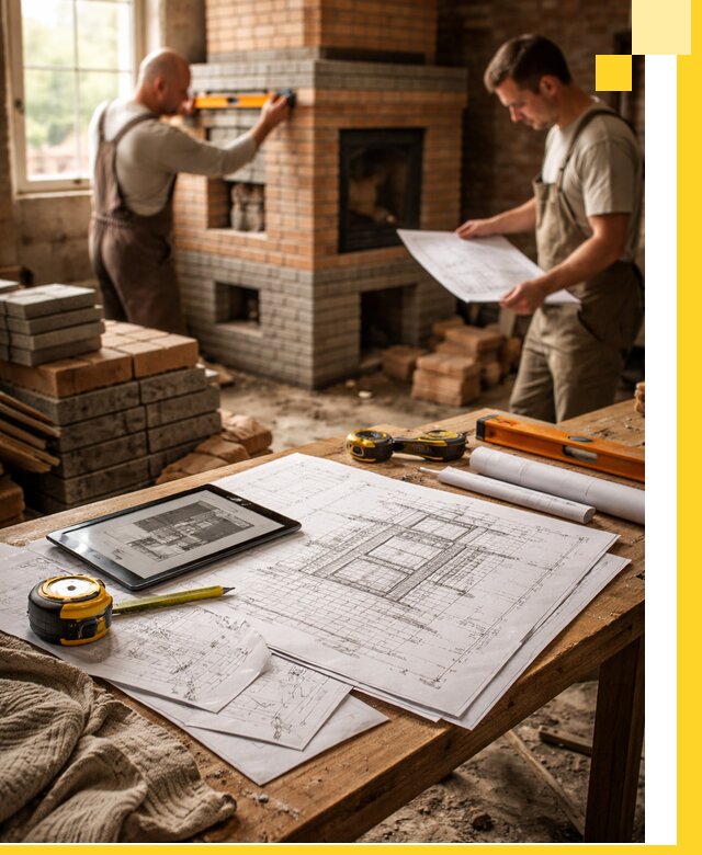 Проекты печей и каминов с индивидуальным дизайном в Рассказове