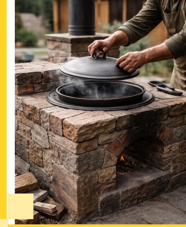 Печи для казана в Рассказове по цене от 18387 р. | ЭриданРсз