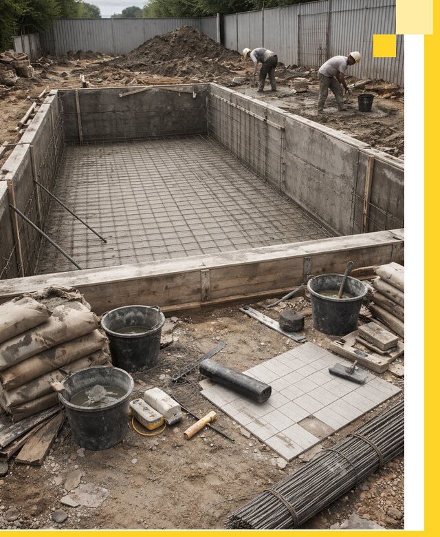 Строительство бассейнов под ключ в Рассказове, дизайн и монтаж