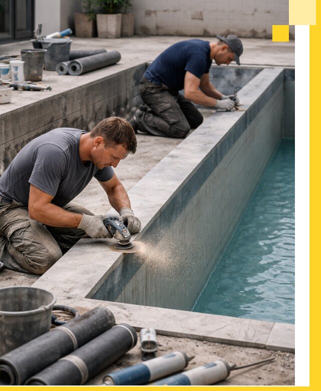 Профессиональный ремонт бассейнов под ключ в Рассказове