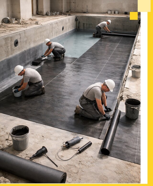 Профессиональная гидроизоляция бассейнов и чаш в Рассказове под ключ