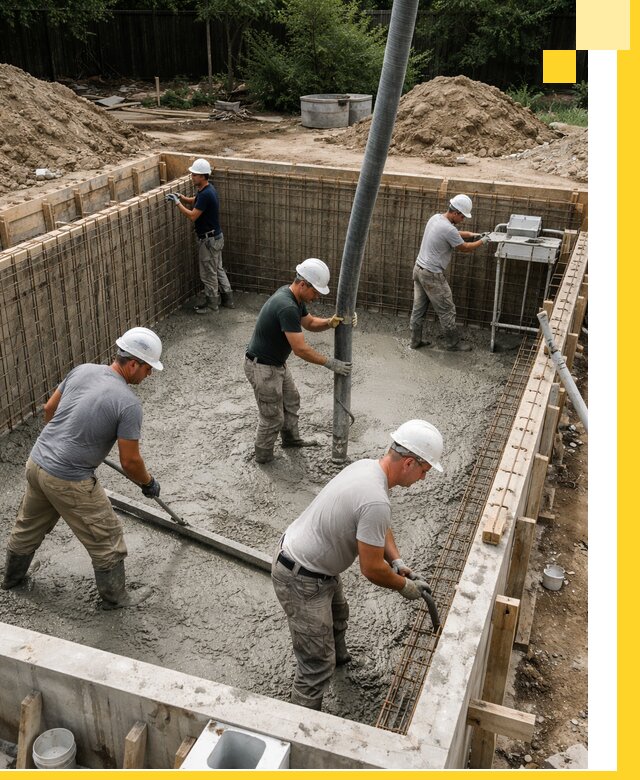 Строительство бетонных бассейнов под ключ в Рассказове