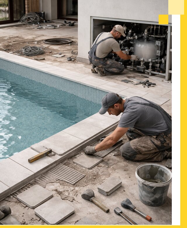 Строительство и монтаж бассейнов в коттедже в Рассказове