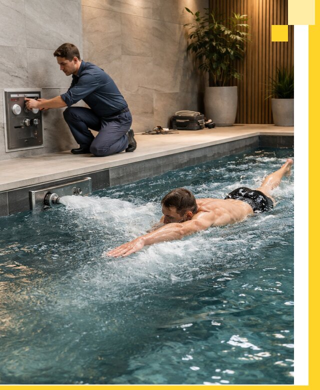 Проектирование и монтаж бассейнов с противотоком в Рассказове