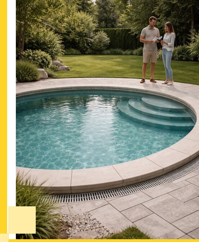 Круглые каркасные бассейны купить в Рассказове от 255375 р. | ЭриданРсз