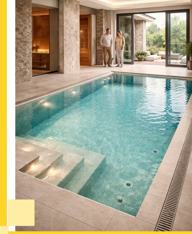 Бассейн во дворе в Рассказове: проект, отделка от 1225800 р. | ЭриданРсз