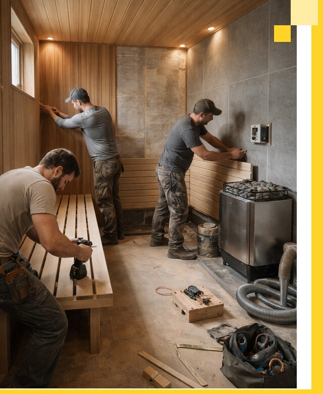 Сауны под ключ в Рассказове, проектирование, строительство, отделка