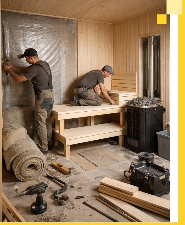 Проекты саун под ключ в Рассказове дизайн и строительство