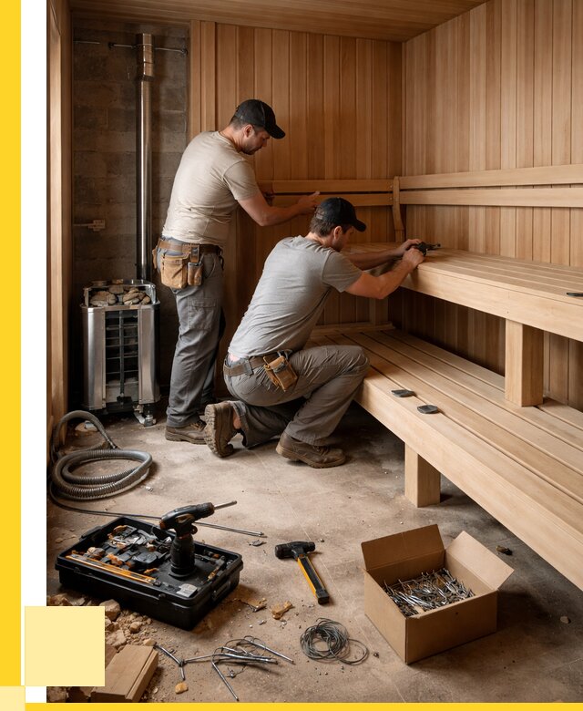 Монтаж саун под ключ в Рассказове от 122580 р. | ЭриданРсз