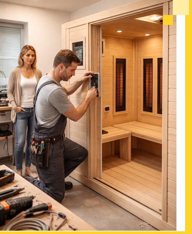 Инфракрасные сауны под ключ в Рассказове продажа и установка