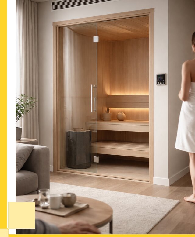 Сауна в квартире под ключ в Рассказове от 122580 р. ЭриданРсз