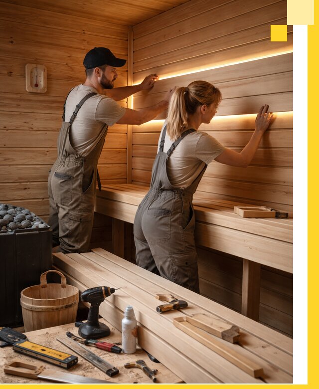 Дизайн саун и бань под ключ с индивидуальным проектом в Рассказове
