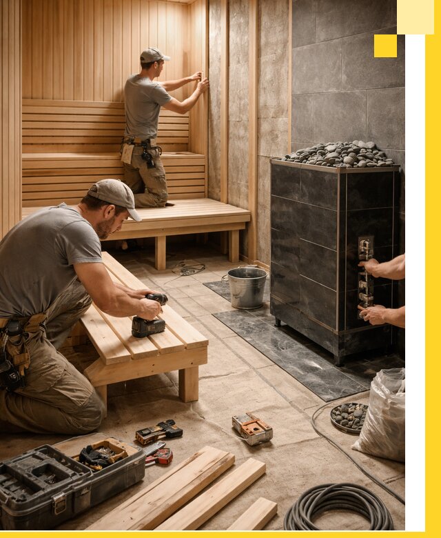 Дизайн и строительство интерьерных саун под ключ в Рассказове