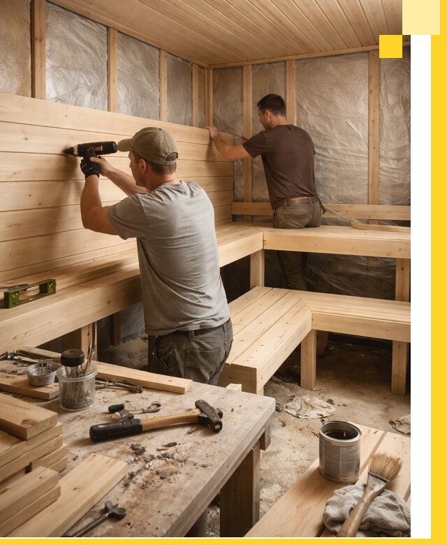 Профессиональная отделка бань и саун под ключ в Рассказове