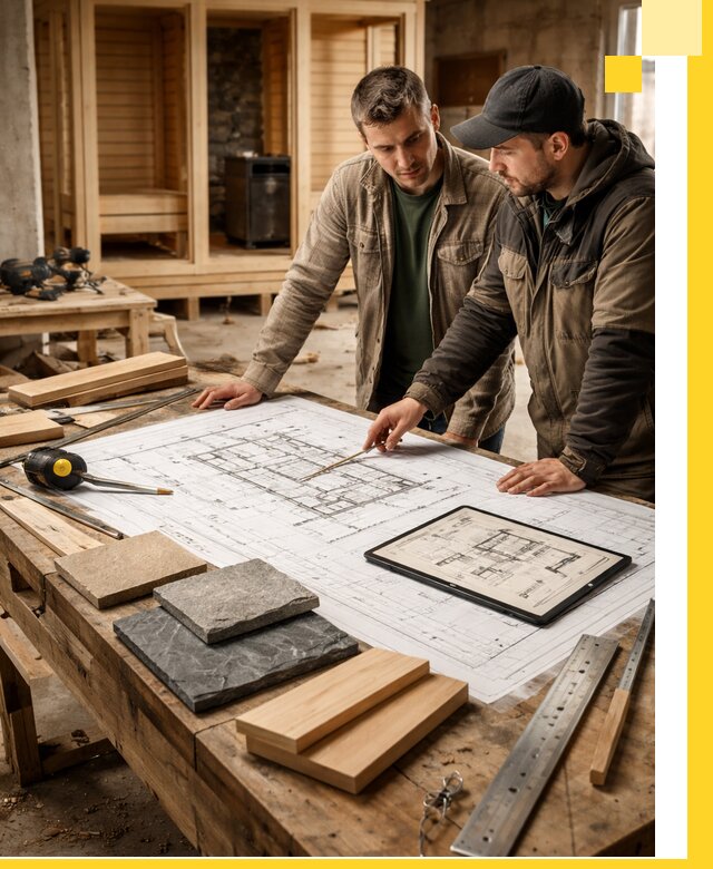 Проекты бань под ключ и планы строительства в Рассказове