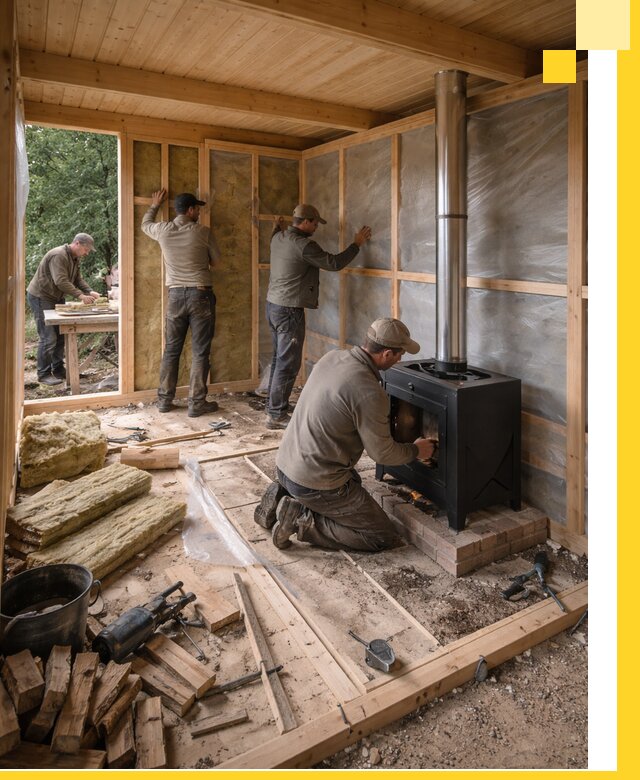 Профессиональный монтаж бань под ключ в Рассказове для дома