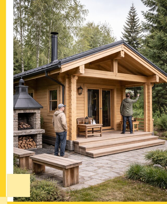 Деревянные бани под ключ в Рассказове от 459675 р. | ЭриданРсз