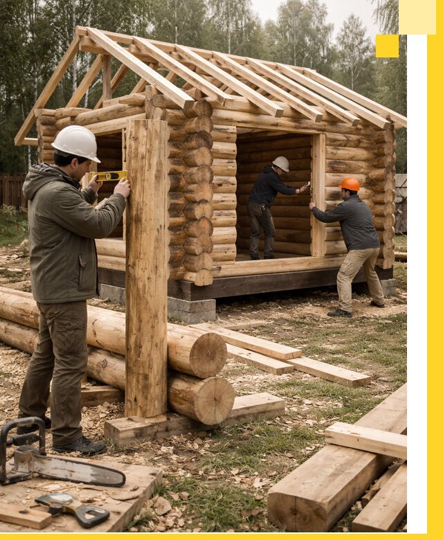 Строительство бань для дачи под ключ в Рассказове с доставкой и монтажом