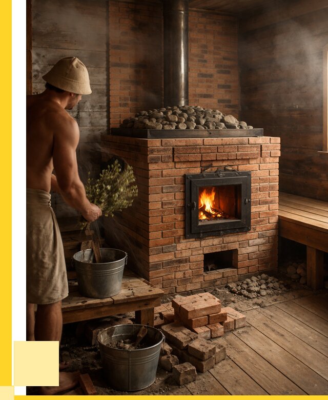 Кирпичные банные печи в Рассказове от 91935 р. | ЭриданРсз