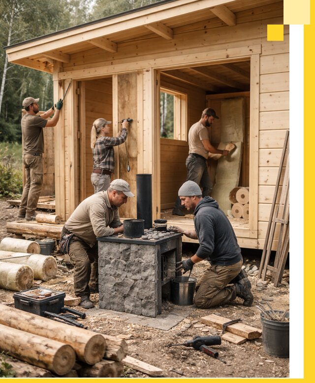 Купить баню под ключ в Рассказове строительство монтаж отделка