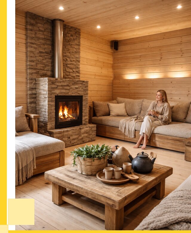 Проект бани с комнатой отдыха в Рассказове от 35753 р. | ЭриданРсз