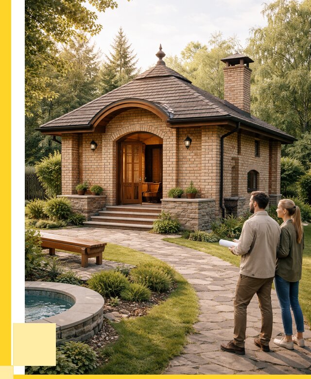 Проект кирпичной бани в Рассказове от 30645 р. | ЭриданРсз