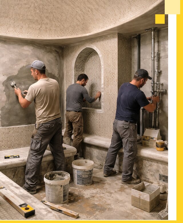 Профессиональный монтаж хамамов под ключ в Рассказове с гарантией