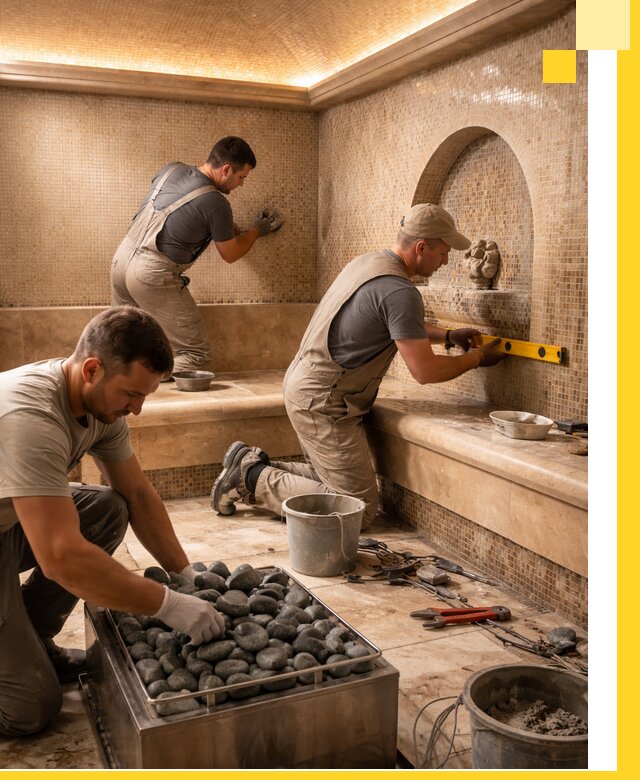 Проектирование и строительство хамама и сауны в Рассказове