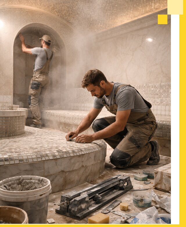 Профессиональный дизайн хамама и SPA под ключ в Рассказове