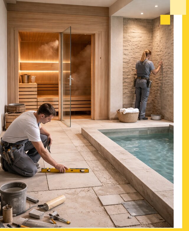 Комплексный дизайн и отделка интерьеров SPA под ключ в Рассказове